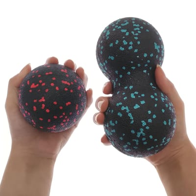 EPP 8cm Pinda Ballen Lichaamsmassage Fascia Bal Hoge Dichtheid Spierontspanning Lacrosse Fitness Yoga Myofasciale Bal Pijn Verlichten black