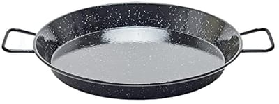 Geëmailleerde staal paellapan 36 cm - perfect voor feestelijke diners