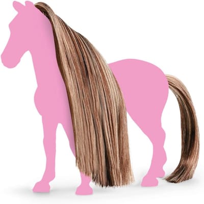 Paarden Speelgoed - Mooie Paarden - Kinderen Spelen - Verwisselbare Manen - 2 Delen - Multicolor