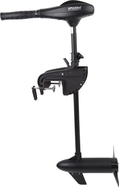 Fluistermotor 48LBS + 110ah accu + 5ah acculader