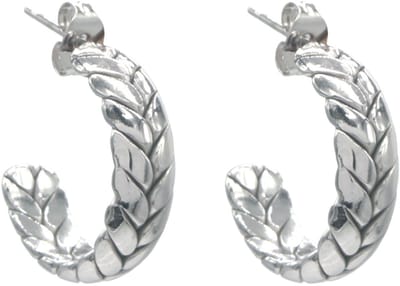 Oorringen - RVS - zilverkleurig - 20 mm - dames