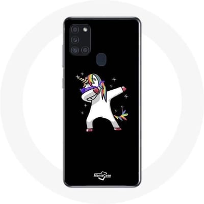 Coque - Dab - Galaxy A21S - Licorne - Souple - Protection contre les chocs