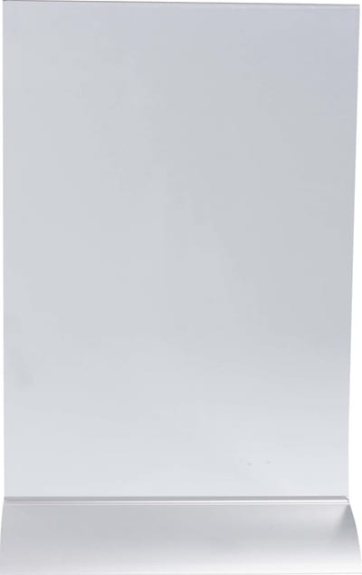 Exacompta 5x Verticale infostaander met aluminium voet A4 - Transparant - 84658D