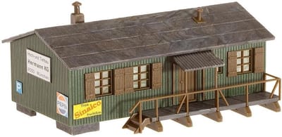 H0 Baracke Modelbouw Constructie