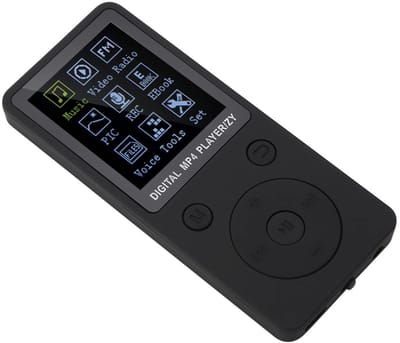 SPHProducts - MP3 MP4 Music Player - Draagbare Audio Speler - 1.8 Inch HD Scherm - 32GB Opslag - Ondersteunt Hoofdtelefoon - Zwart