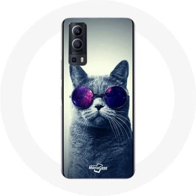 Case Vivo Y72 Kat Brilstijl