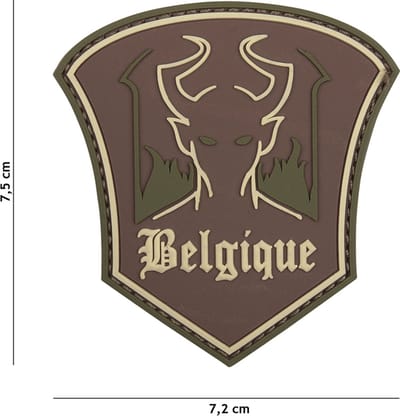 101 Inc Embleem 3D Pvc Belgische Duivel Multi  20073