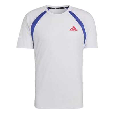Adidas Adizero Archive T-shirt T-shirts Heren - Wit - Maat XL - Poly Mesh