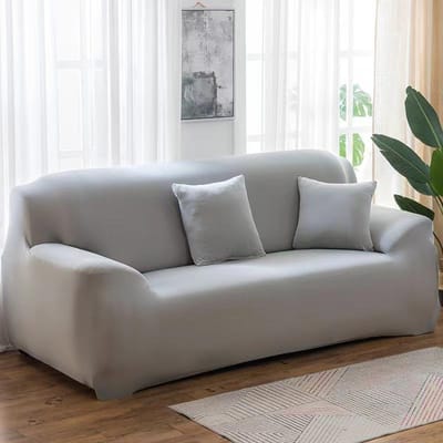 Elastische stevige bankhoes 1/2/3/4 zits hoes voor bank, bank, fauteuil, L-vormige hoekbankhoes, hoes voor woonkamer 1-seat 90-140cm