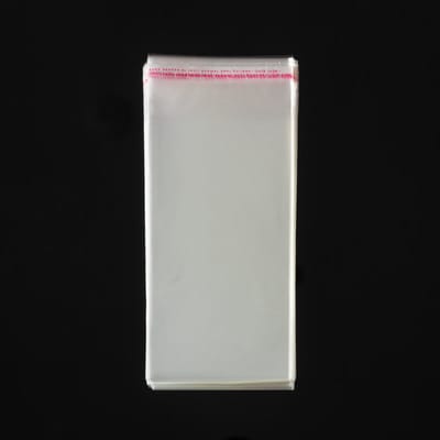 200x Cellofaan zakjes - Met Plakstrip - Transparant - Uitdeelzakjes - Snoepzakjes - Plastic Zakjes - Traktatie Zakjes - 10,3 cm x 18 cm