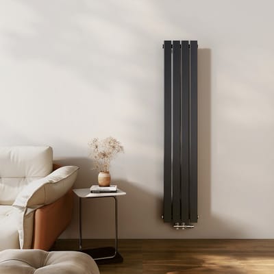 EMKE Radiator - Plat Design - Mat Antraciet - 160x30 cm - 557 W - Kolomradiator Vertical - Verwarming voor Alle Ruimtes