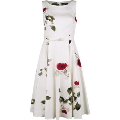 H&R London - Rockabilly Midi-jurk - Maeva Swing Dress - XS tot XXL - voor Vrouwen - meerkleurig