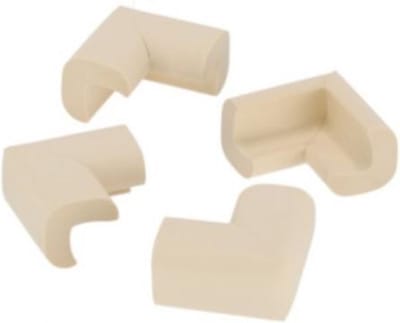 Gerimport Foam hoekbeschermers - voor de baby - 4x stuks - voor tafel / kasten - veiligheid voor kinderen