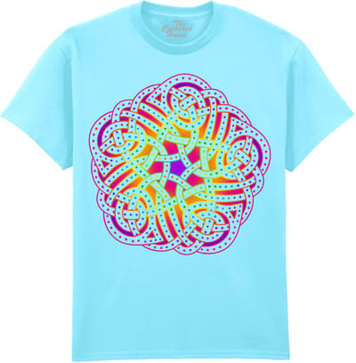 Rainbow Dots The Coloured House T-shirt M