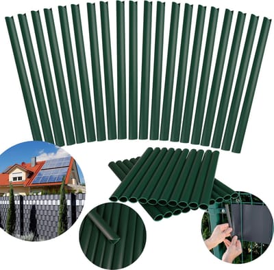 Bevestigings Clips voor Vlechtband montagemiddelen voor afscherming 19 cm, 20 stuks
