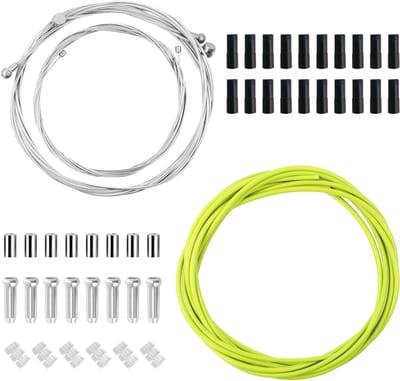 Complete Set van Universele Fietsspecifieke Rem- en Versnellingskabels met Diverse Lengtes voor Betrouwbare Prestaties en Eenvoudige Installatie