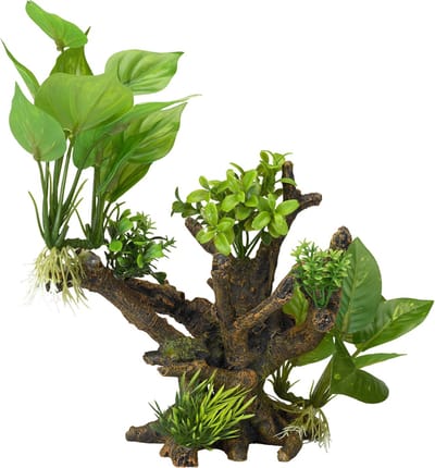 Aqua d'ella Flora Scape 4 - Aquariumdecratie - Maat M - 20,5 x 19 x 23 cm