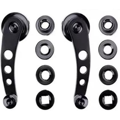 2 Stuks Automotive Algemene Venster Rocker Handvat Aluminium Rocker Lift Hand Shaker Fit voor Auto Ybm