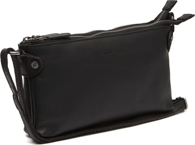 The Chesterfield Brand Leren Schoudertas Sisli Shoulderbag Black Zwart