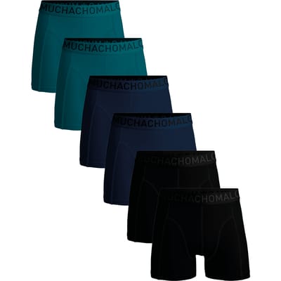 Muchachomalo Heren Boxershorts - 6 Pack - Microfiber - Ademend - Sneldrogend - Onderbroeken Heren - Normale Lengte - Mannen Onderbroeken