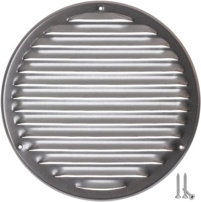 Roestvrijstalen Ventilatierooster Ø 200 mm met Insectenbescherming - Perfect voor Ventilatie