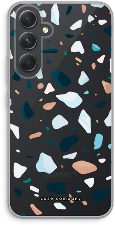 Case Company® - Hoesje geschikt voor Samsung Galaxy A54 hoesje - Terrazzo N°13 - Soft Cover Telefoonhoesje - Bescherming aan alle Kanten en Schermrand