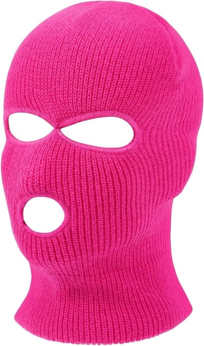 Multifunctionele Balaclava met 3 en 2 Gaten voor Skiën, Fietsen en Motorrijden - Warm en Ademend Masker