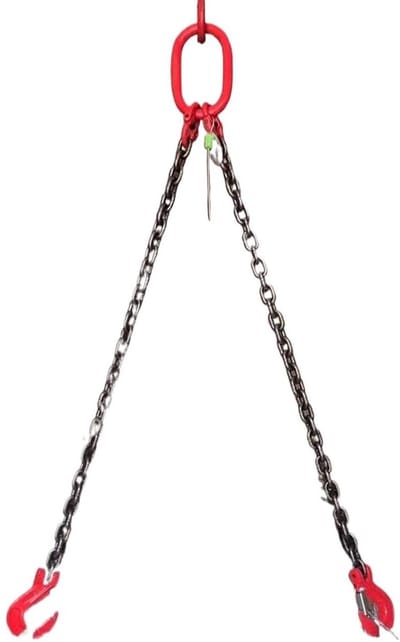Hijsband Ketting - Dubbelrichtingsband - Zwaar Materieel - G80 Mangaanstaal - 1 Ton - Zwart