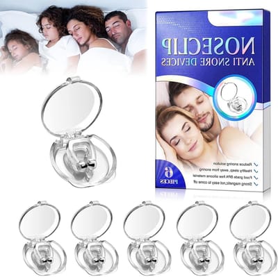 6 Stuks Magnetische Neusclips Tegen Snurken, Herbruikbare Neus Spreiders voor Betere Ademhaling en Een Rustige Nachtrust