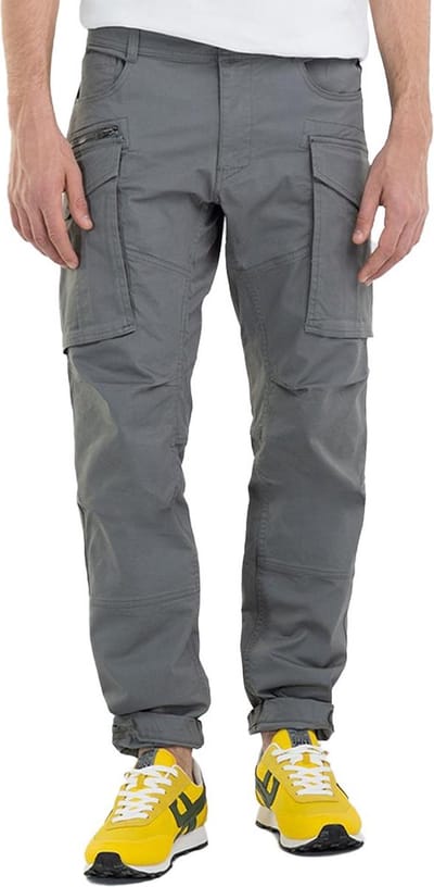 Replay Heren Cargo Broek COMFORT COTTON TWILL comfort/relaxed Groen 31W / 30L Volwassenen