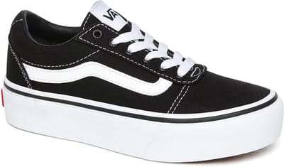 VANS MY Ward Platform (Canvas) Black - White - Sneakers - Unisex