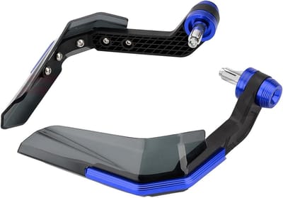 Motor Handkappen - Windbeschermers Motor - Bescherming Tegen Weer - Universele Montage - 26.8 cm Pakket - Blauw