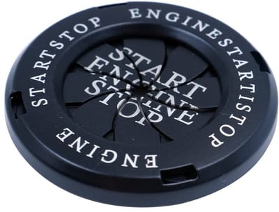 Dailygoods- Startknop Cover - Zinklegering - Anti-Kras - Decoratie - Universele Protector Ring - Duurzaam - Motor Start Stop Bescherming - Knopcover