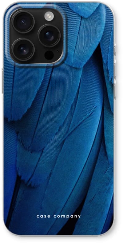 Case Company® - Hoesje geschikt voor iPhone 16 Pro Max hoesje - Pauw - Soft Cover Telefoonhoesje - Bescherming aan alle Kanten en Schermrand