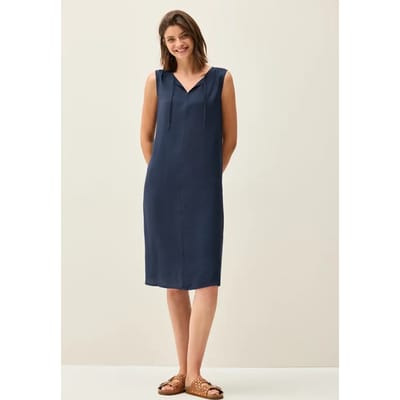 Jurk in effen kleur