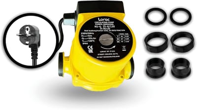 Circulatiepomp voor centrale verwarming, warmtepomp en zonnepomp - Efficiënte warm water circulatie met automatische drukregeling