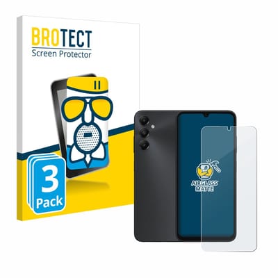 BROTECT - Screenprotector voor Samsung Galaxy A05s - Folie Beschermfolie Beschermglas matte 3 Stuks