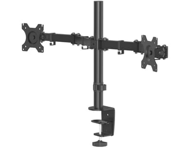 Hama Monitorhouder 2 Monitoren In Hoogte Verstelb. Zwenk-/kantelb. 13 - 32