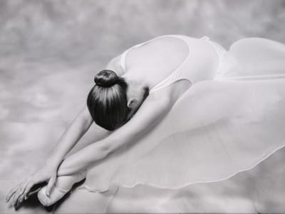 Fotobehang - foto: balletdanseres.
