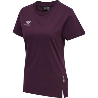 Hummel sportshirt voor dames Hmlmove Grid katoenen T-shirt met korte mouwen Wom 214793
