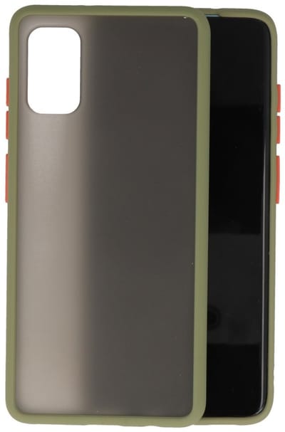 Hoesje Geschikt voor de Samsung Galaxy A41 - Hard Case Backcover Telefoonhoesje - Groen