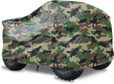 Afdekzeil Terreinvoertuig - Universele Hoes - Bescherming Buiten - Versterkt Oxford Materiaal - XXL 220cm - Camouflage