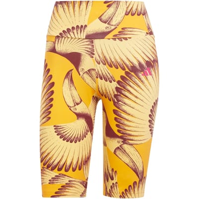 adidas Sportswear adidas x FARM Bike Short - Dames - Geel