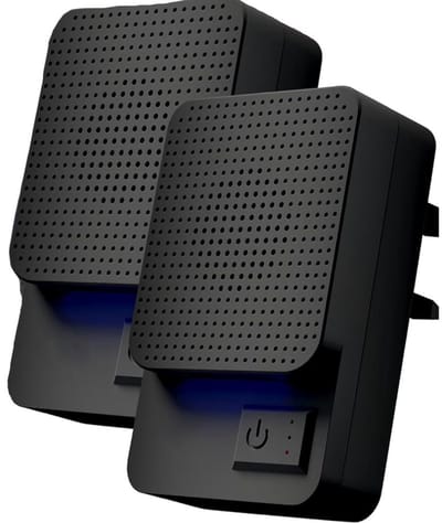 CRLYN® Muizenvallen voor Binnen - Muizenverjager Ultrasone - Elektrische muizenval - Zwart