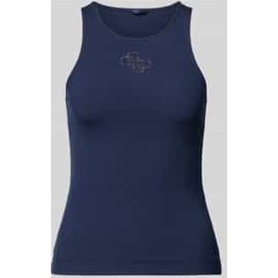 Guess W6rp39kd092 Mouwloos T-shirt Blauw XL Vrouw