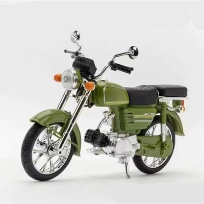 1:10 Jialing Jh-70 Model Speelgoed Motoren Metaal Diecast Geluid Licht Schokabsorptie Mini Motoren Cadeaus gray