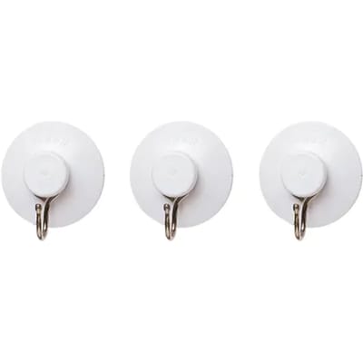 Tiger Zuighaak - 3 stuks - Wit