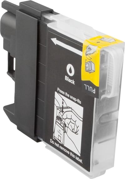 Huismerk geschikt voor Brother LC-980 XL inktcartridge Zwart - DCP/MFC - 145C - 165C - 195C - 365CN - 375CW - 250C - 255CW - 290C - 295CN - J615W