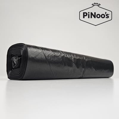 Zwarte Vuilniszakken 120 Liter | 4 rollen à 25 zakken - Gerecycled LDPE-plastic | T50 | 70x110 cm - Afvalzakken 120 liter, 120 liter vuilniszakken, Stevige afvalzakken 120L (07011004150)