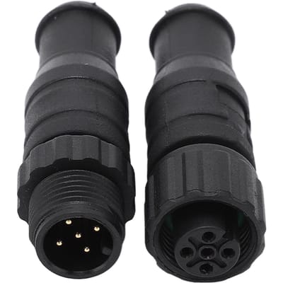 2 STUKS Marine voor NMEA 2000 Terminatoren M12 Mannelijk Vrouwelijk 5 Pin IP67 Waterdicht voor Lowrance Netwerken gray